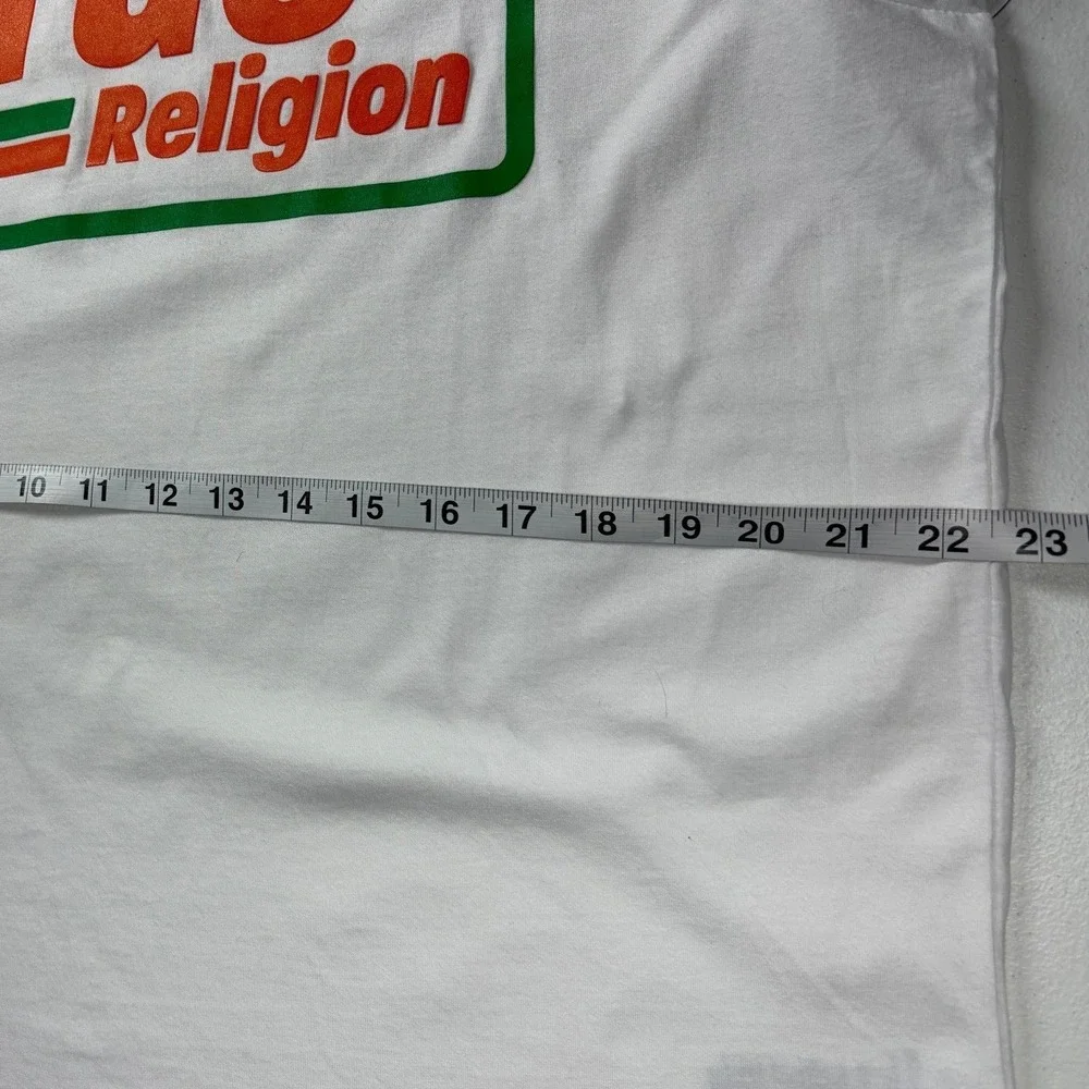 True Religion Mens Optic White‎ SS High Density Graphic Logo T-Shirt Size XL NWT